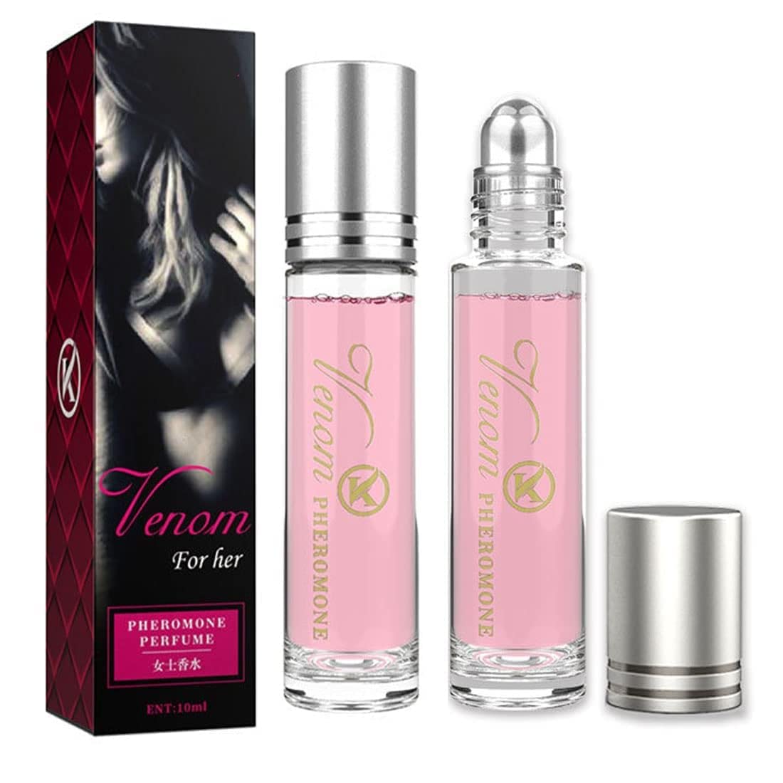 Women Pheromone Perfume – Long-lasting and Addictive Personal Roll-on Pheromone Perfume Oil Fragrance – Cologne for Women to Attract Men